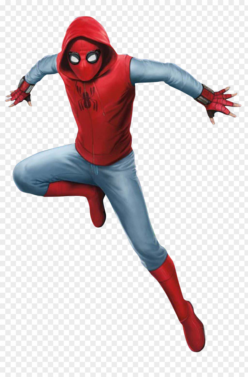 Spider-man Spider-Man: Homecoming Film Series Hoodie Jacket Sweater PNG