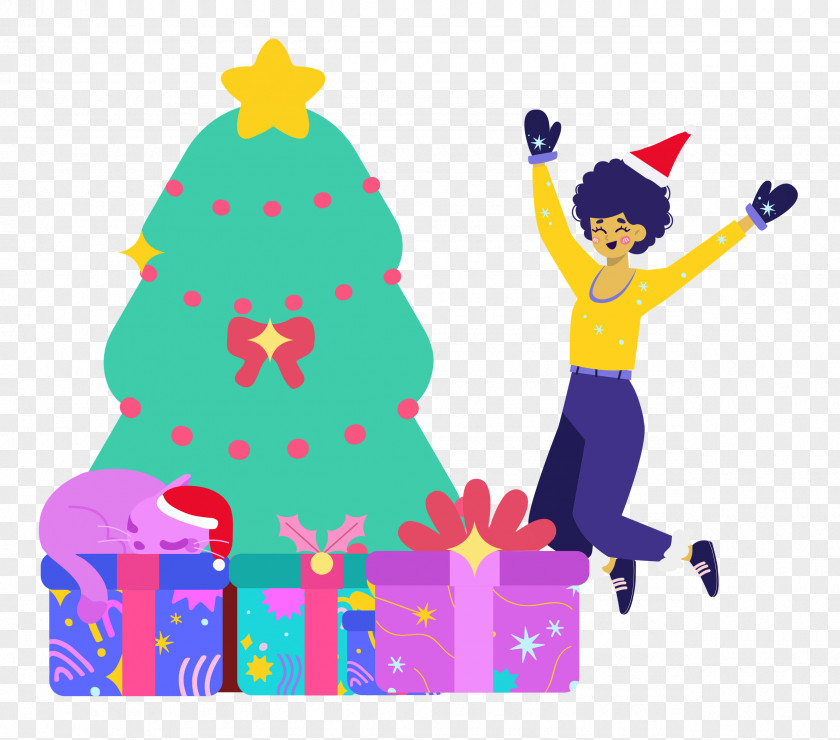 Christmas Tree Party PNG
