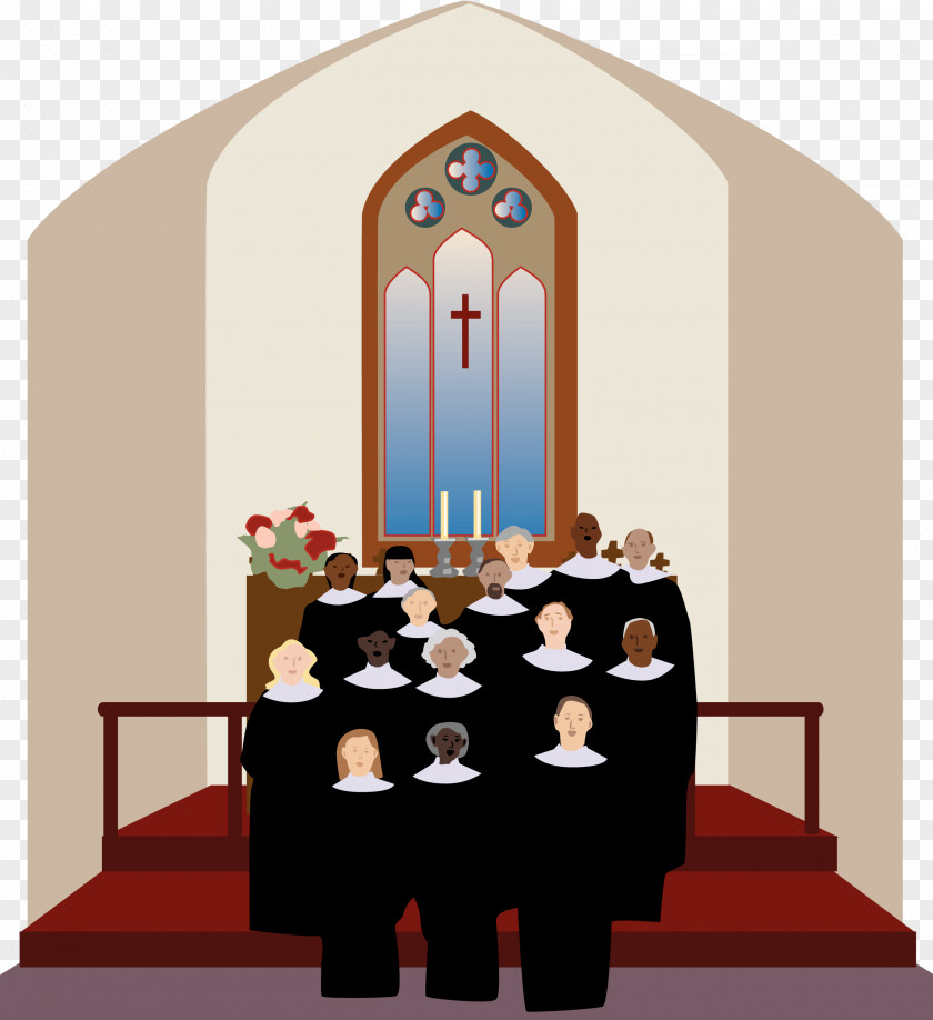 Church Altar In The Catholic Sanctuary Clip Art PNG