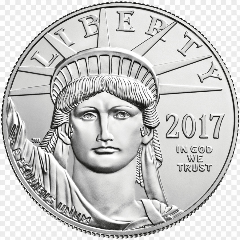 Coin Perth Mint American Platinum Eagle Bullion PNG