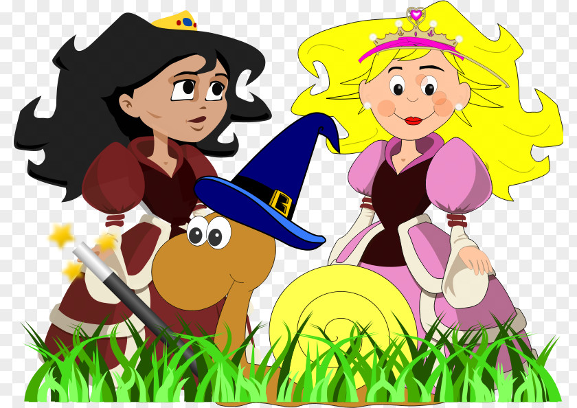 Fairy Tale Cartoon Line Art Clip PNG