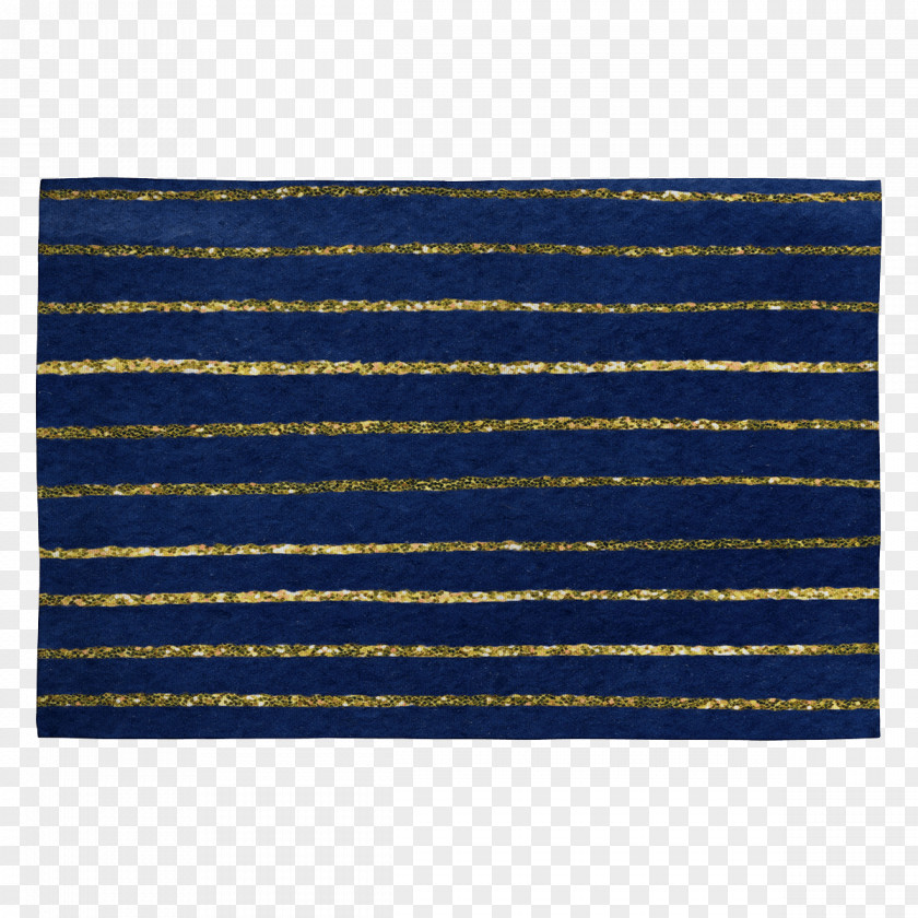 Line Navy Blue Place Mats Woven Fabric PNG