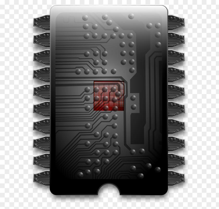 Micro Integrated Circuit Chip Circuits & Chips Biochip Electronics Clip Art PNG