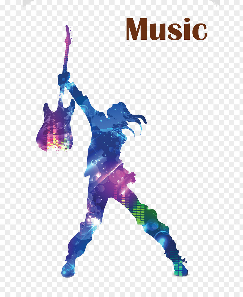 Rock Music Guitar Illustration PNG music Illustration, girl with guitar, person holding guitar illustration clipart PNG