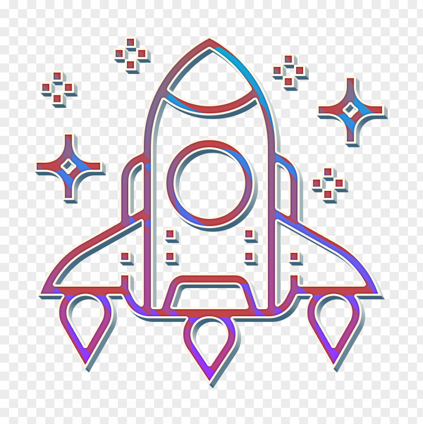 Rocket Icon Astronautics Technology PNG