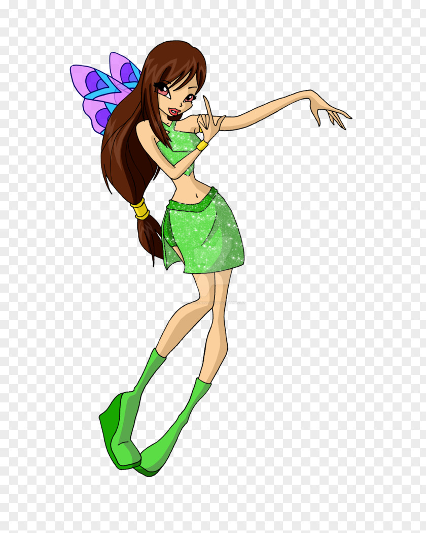 Tifa Lockhart Fairy Costume Finger Clip Art PNG