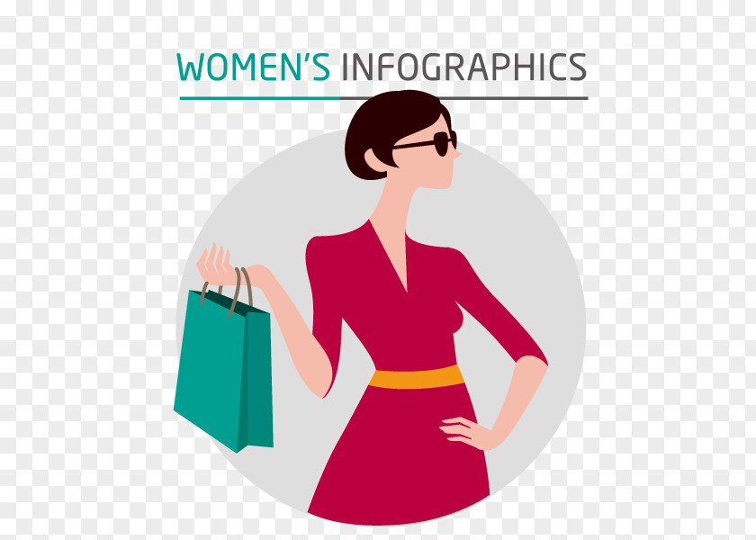 Women Shopping Vector Female Fashion Woman PNG