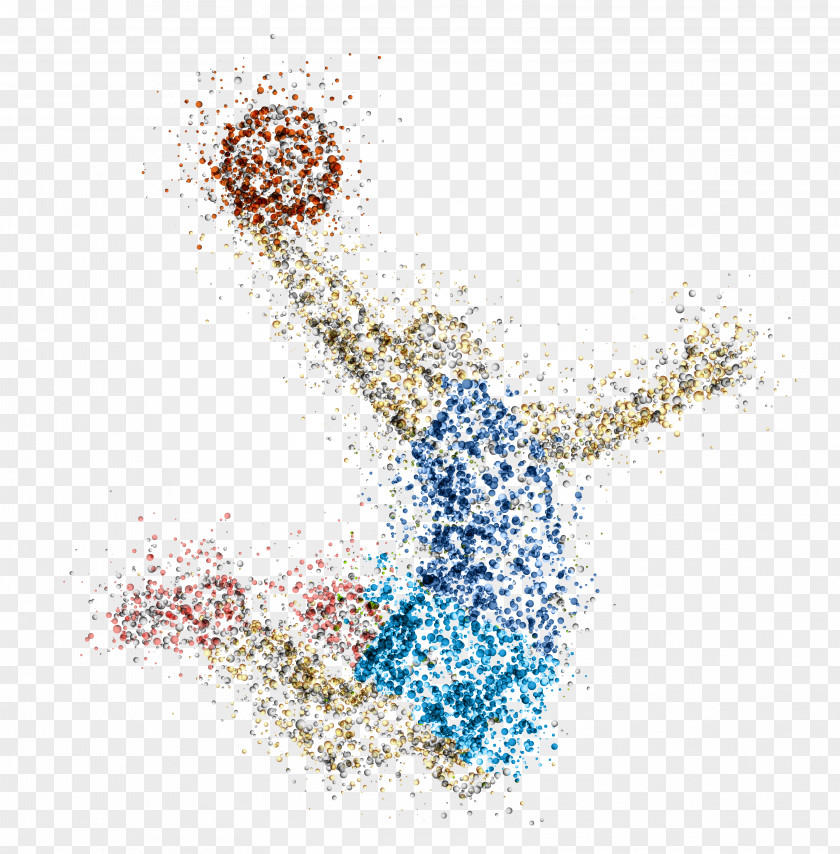 Basketball Player Slam Dunk Mural Sport PNG