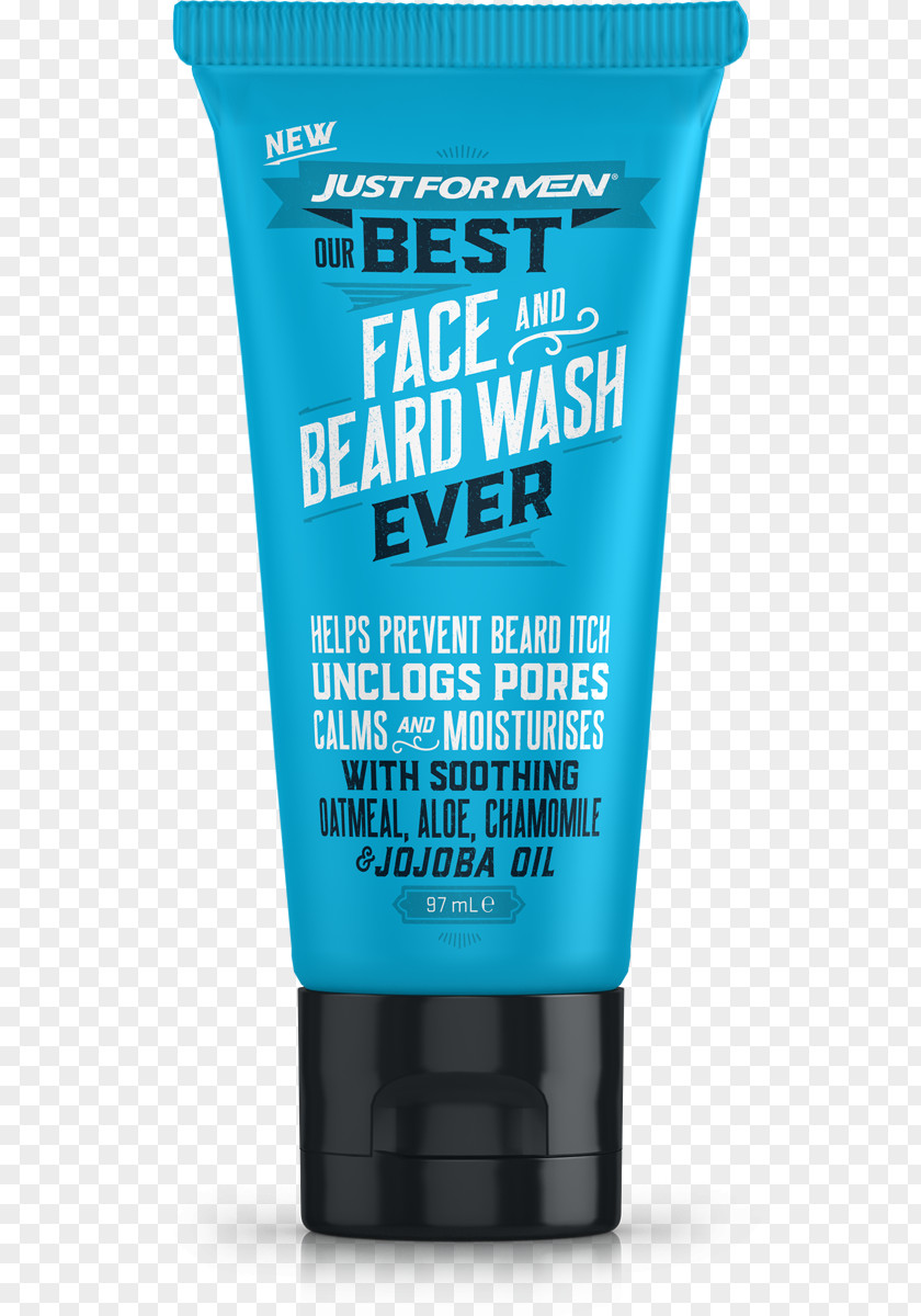 Beard Just For Men Cleanser Hair Conditioner Face PNG
