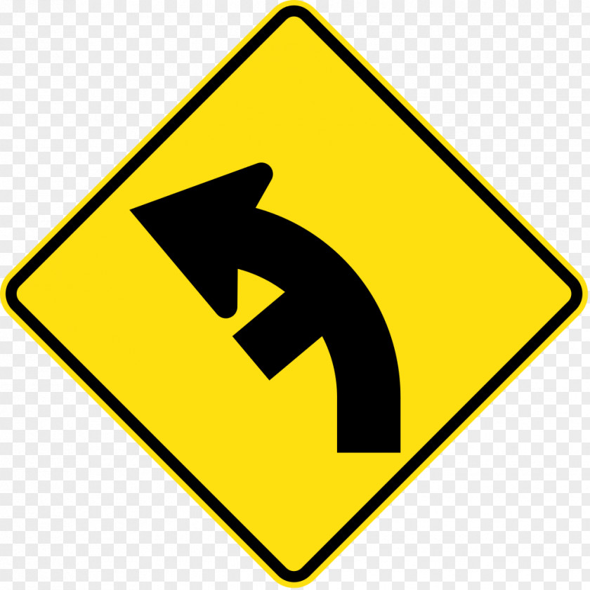 Creative Curve Road Traffic Sign Arrow PNG