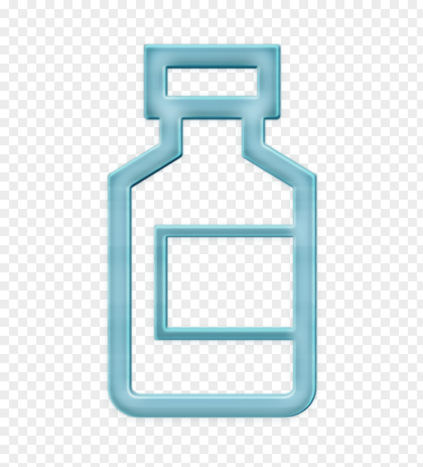 Rectangle Turquoise Body Icon Bottle Fitness PNG