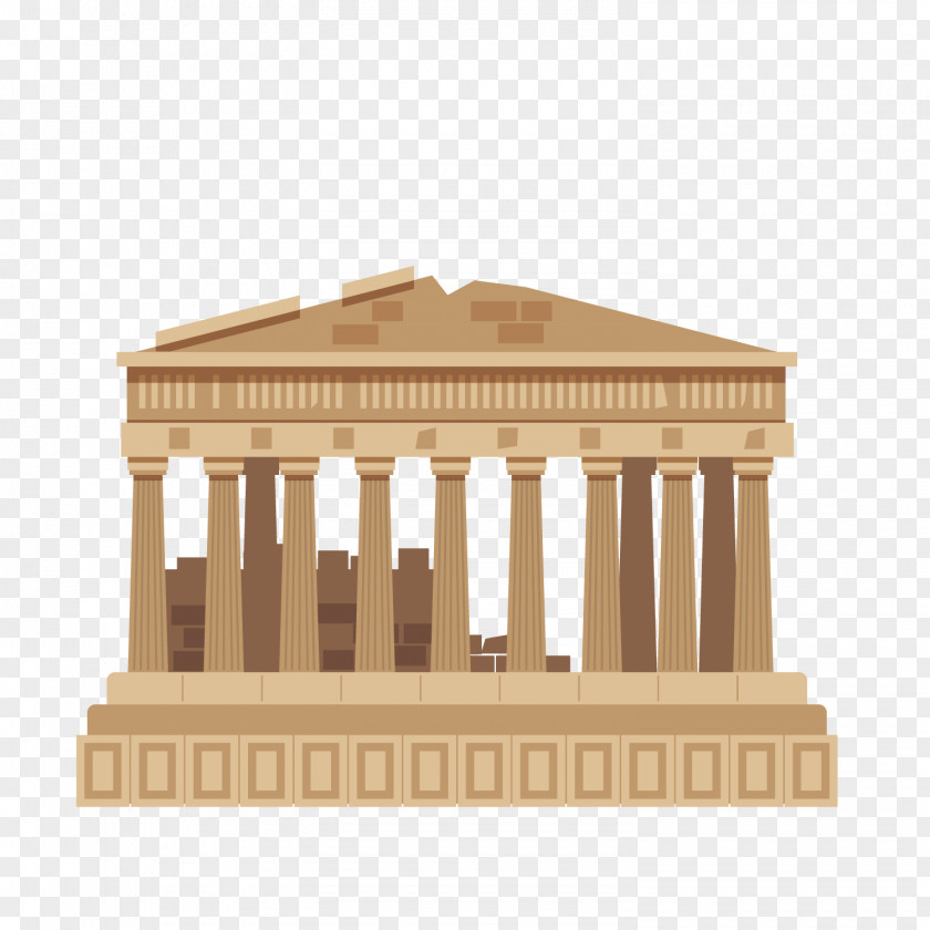 Vector Material Pattern Outbound Travel Acropolis Of Athens Icon PNG
