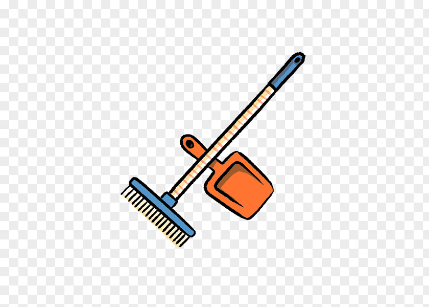 Design Broom Dustpan PNG