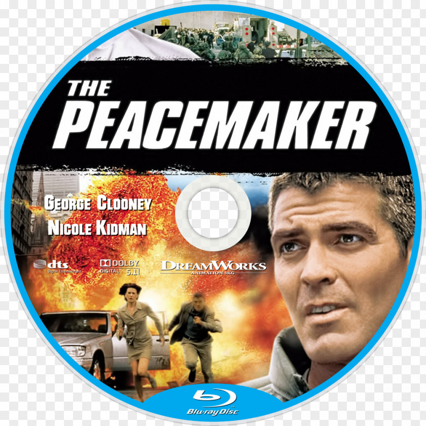 George Clooney The Peacemaker Action Film Poster PNG