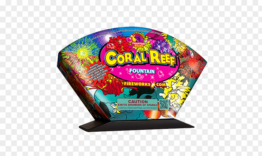 Fireworks Coral Reef Fountain PNG