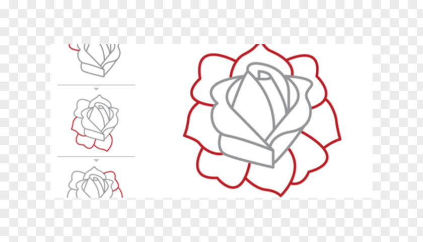 Heart-shaped Tattoo T-shirt Drawing Rose Line Art Sketch PNG