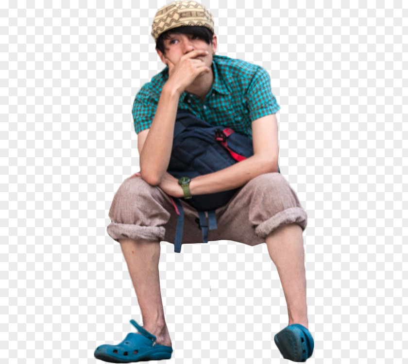 Seated Woman Person Lead Hipster PNG