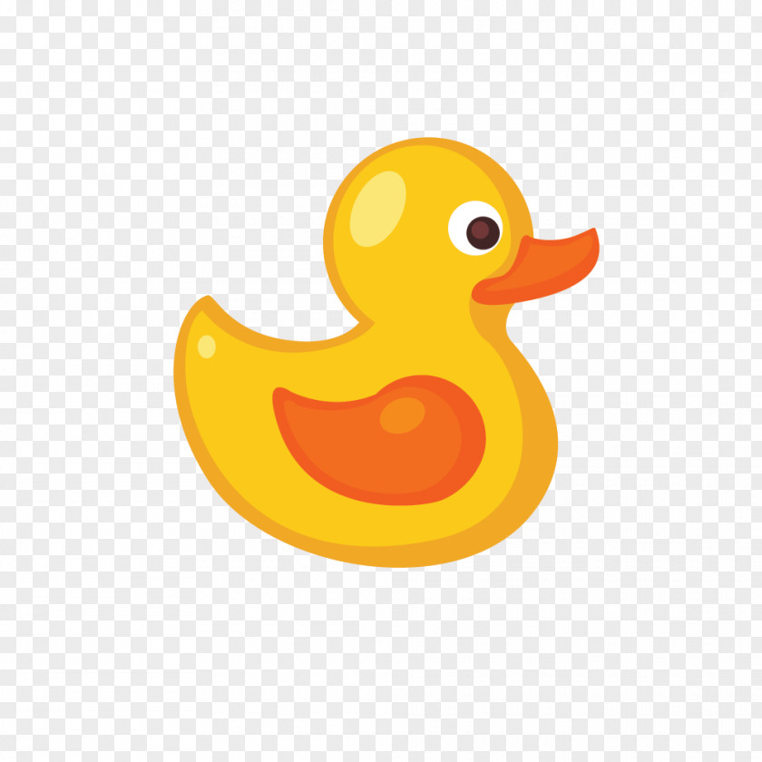 Vector Little Yellow Duck Baby Toys Creative Project PNG