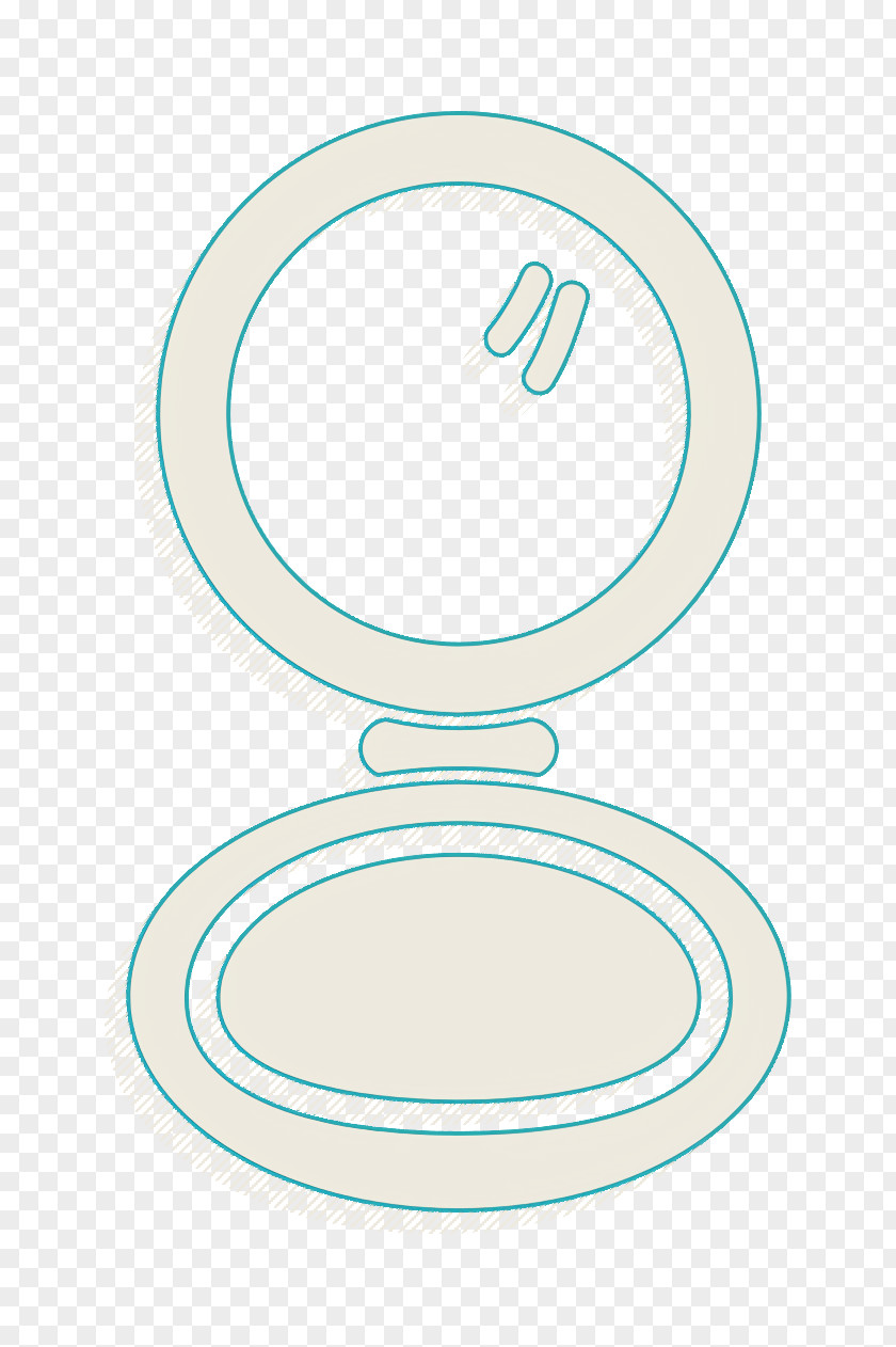 Blush Makeup Circular Opened Case Icon Tools And Utensils PNG