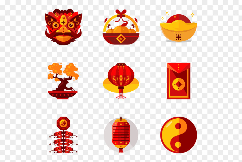 China Chinese New Year Calendar Clip Art PNG