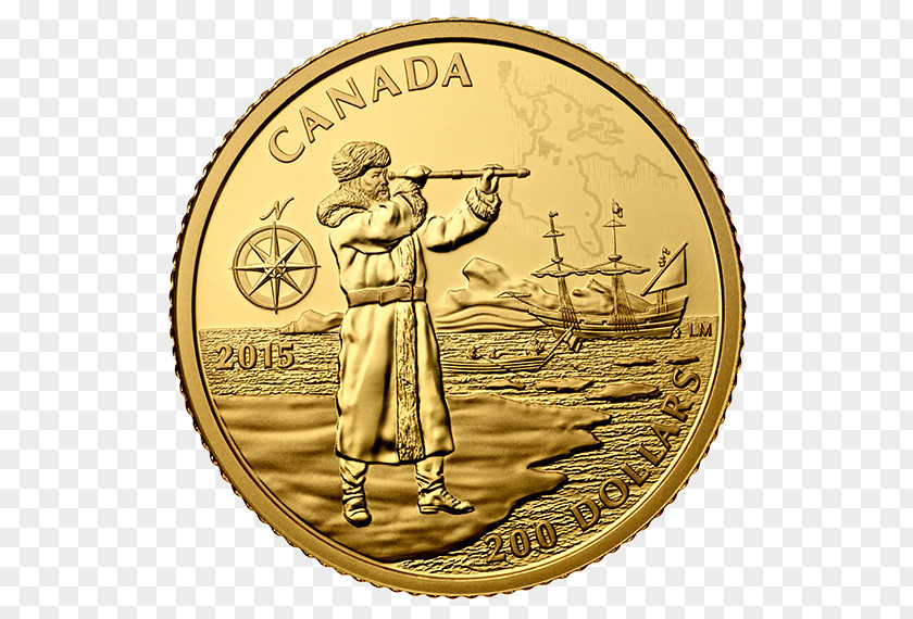 Coin Gold Hudson Bay Exploration Explorer PNG