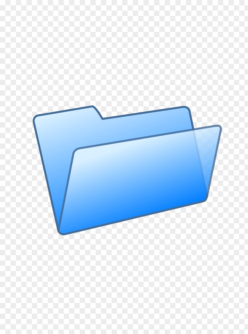 Folder Directory Blue Clip Art PNG