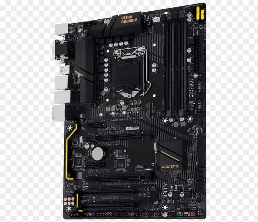 Gigabyte Motherboard Socket AM4 LGA 1151 Technology GA-Z170X-UD3 GA-AB350-Gaming 3 PNG