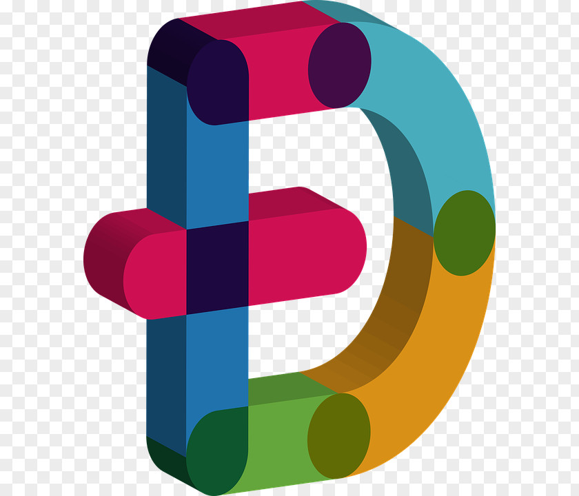 LETTER D Logo Letter Symbol PNG