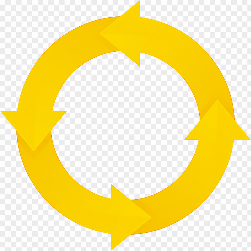 Logo Symbol Yellow Line Circle PNG