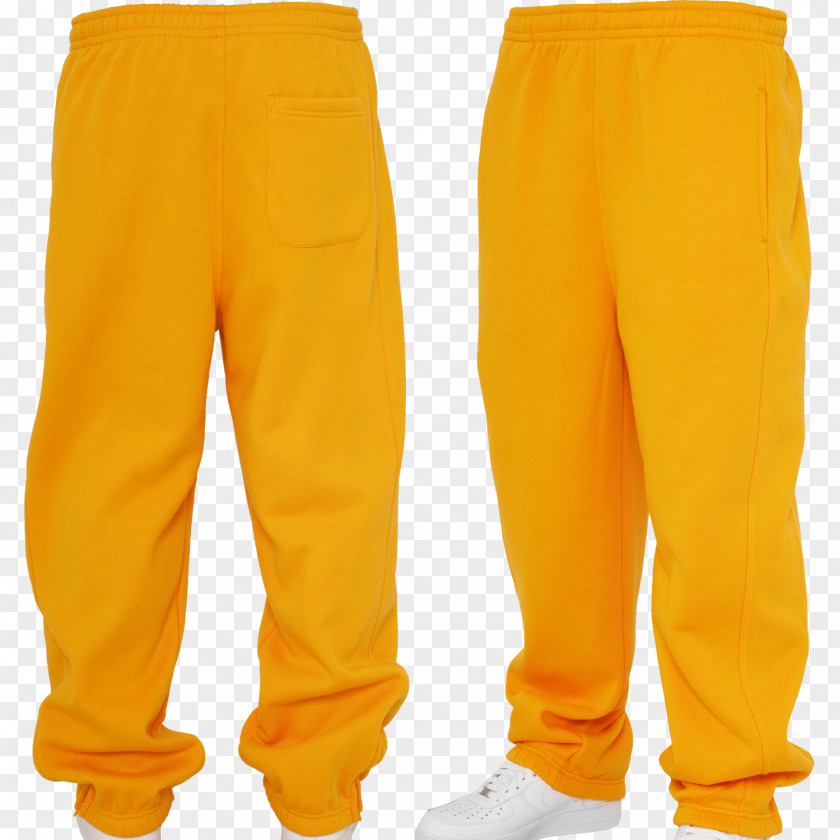 Pant Tracksuit Sweatpants Gym Shorts Orange PNG