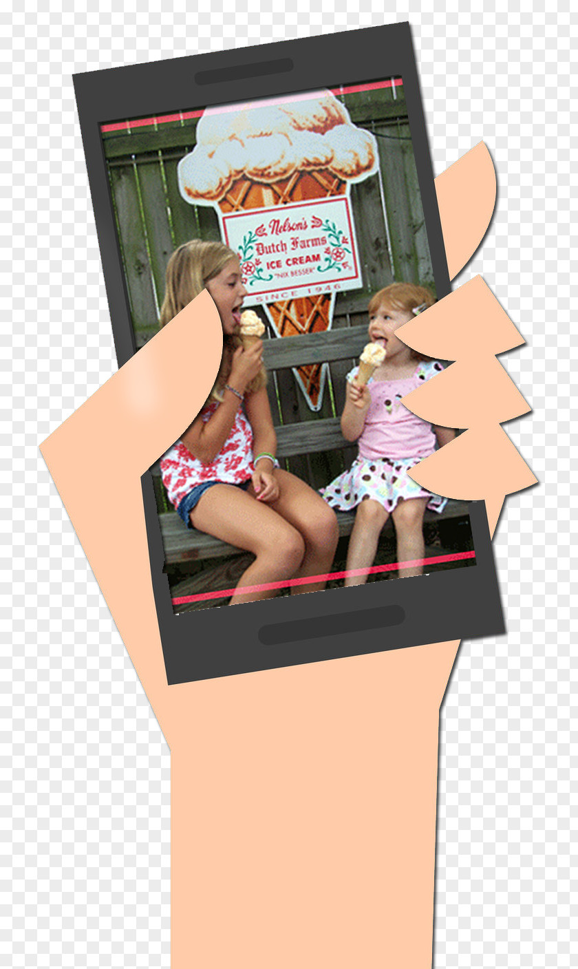 Social Media Selfie Nelson's Ice Cream Clip Art PNG