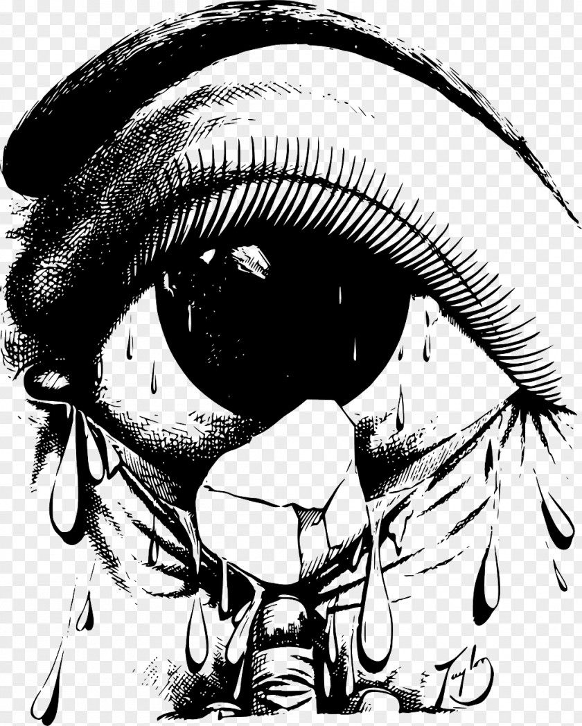Tear Eye Crying Tears Clip Art PNG