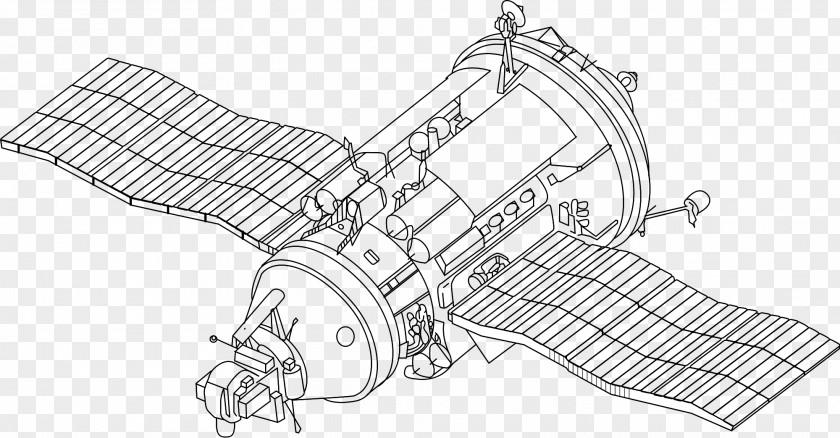 Salyut 6 Soviet Space Program Kosmos 1267 TKS PNG