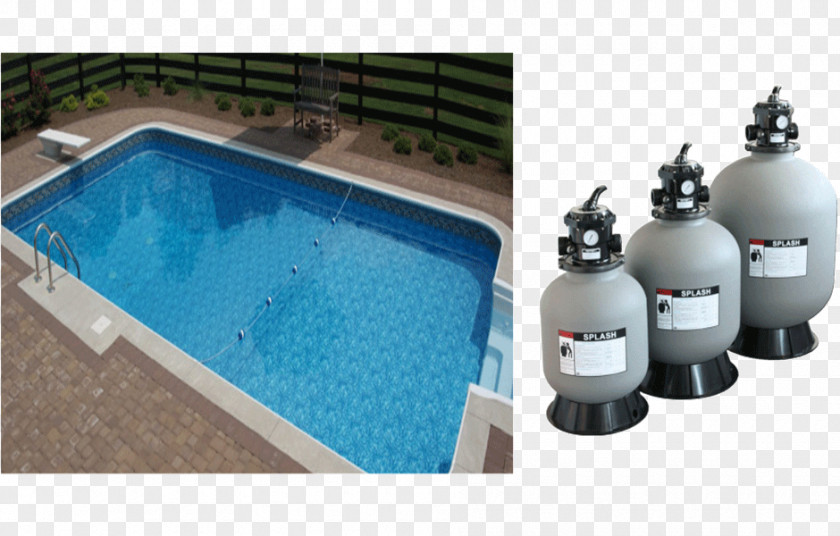 Swimming Pool Top View Water Filter Sand Pump Hot Tub PNG