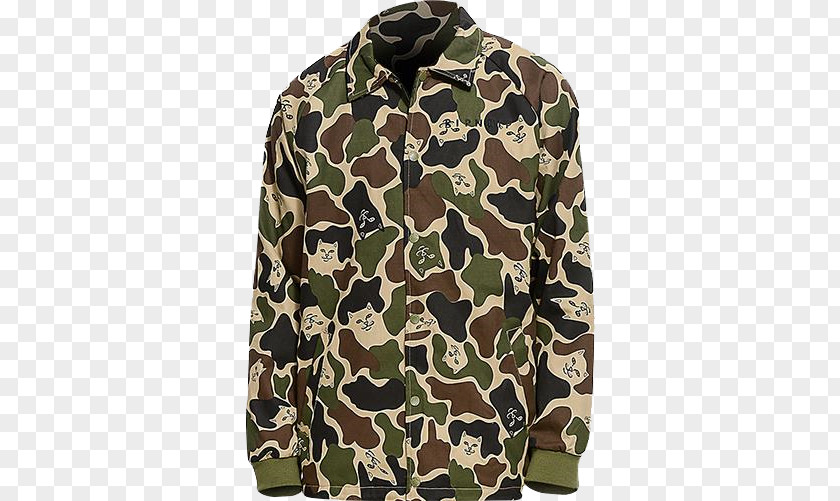 T-shirt RIPNDIP Jacket Clothing Military Camouflage PNG