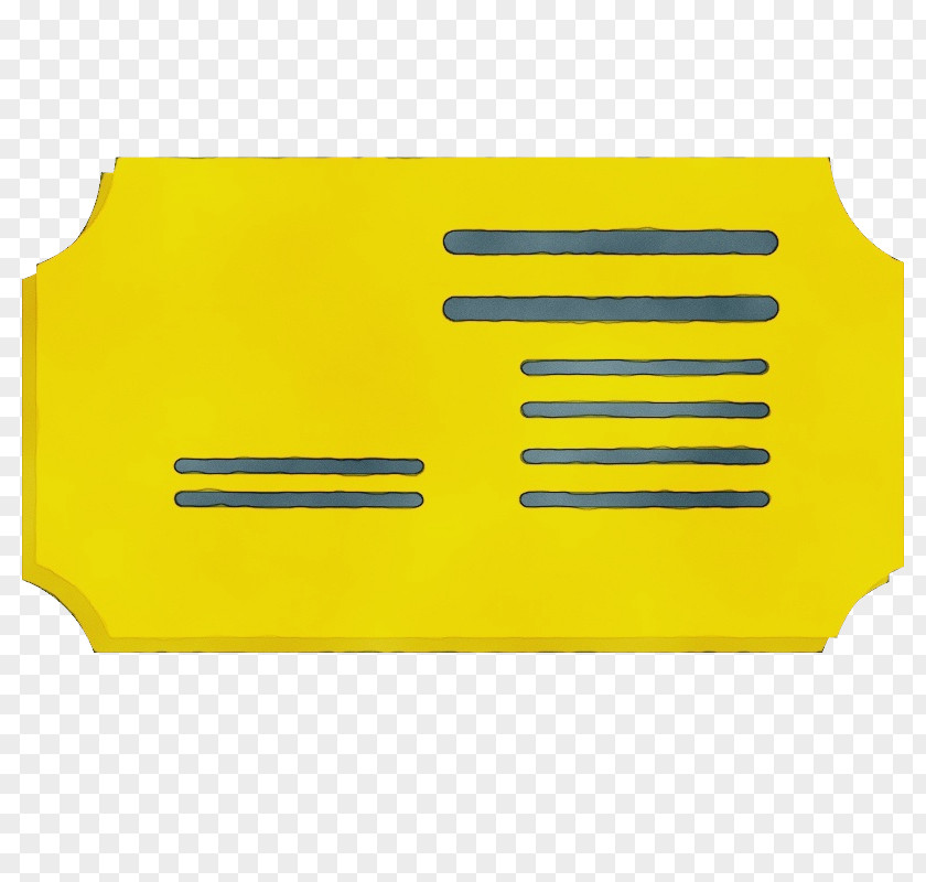 Yellow Font Line Meter Geometry PNG