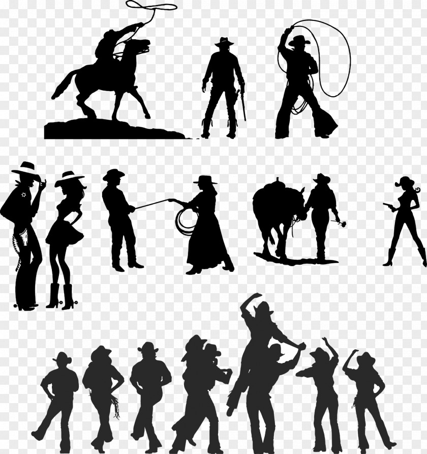 Country-western Dance Line Country Music PNG dance music dance, cowboy boots, silhouette of cowboys clipart PNG