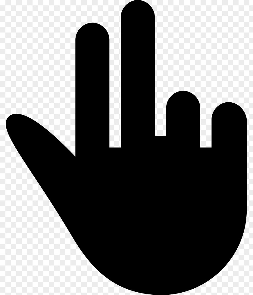 Hand Mano Negra Gesture High Five PNG