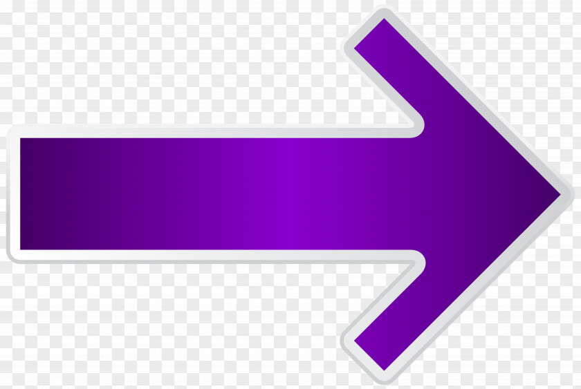 Right Arrow Purple Violet Angle PNG