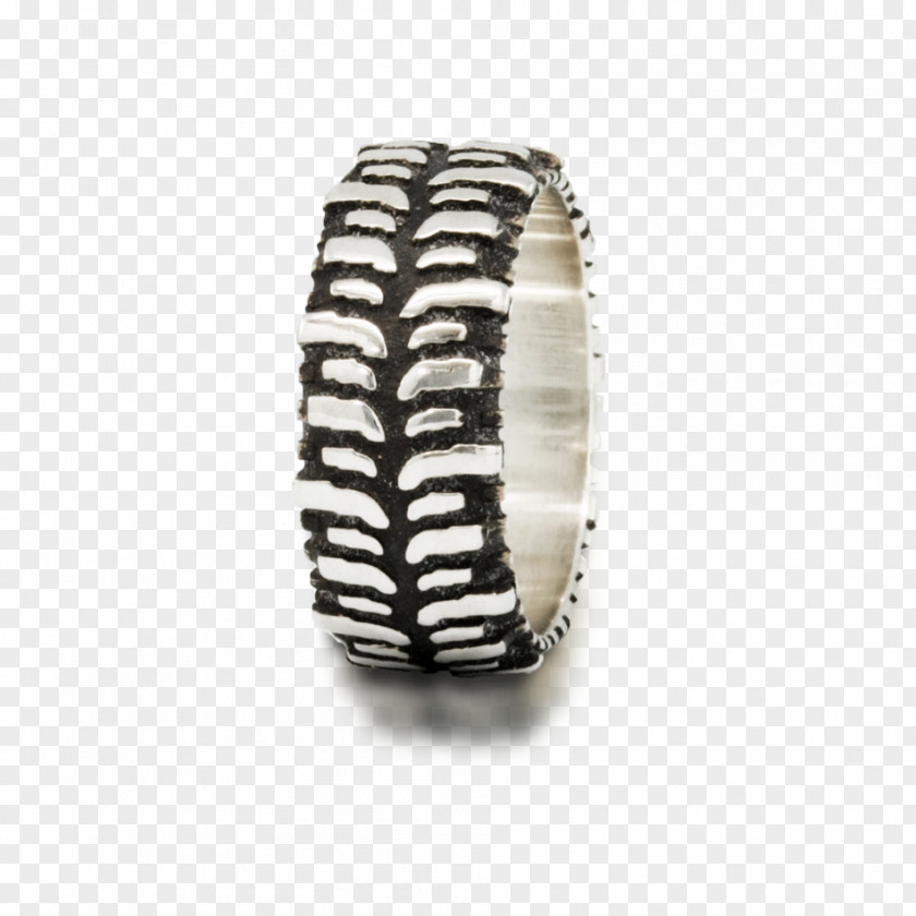 Silver Wedding Ring Gold Tire PNG