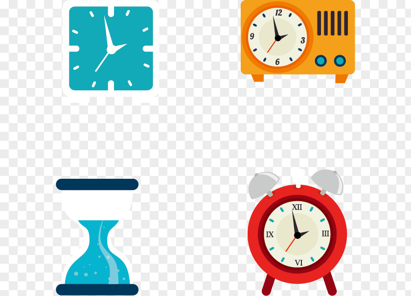 Vector Clock Alarm Clip Art PNG