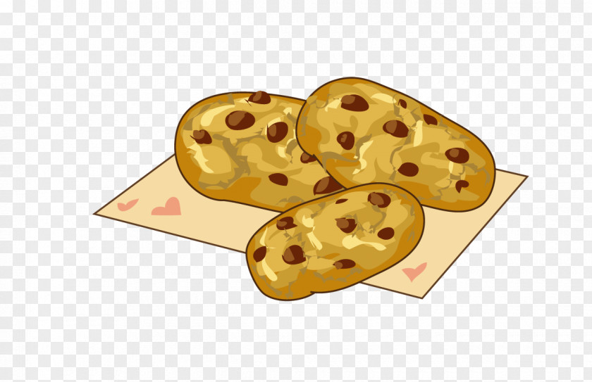 Vector Nut Cookies Bakery Egg Tart Pastry Cartoon PNG