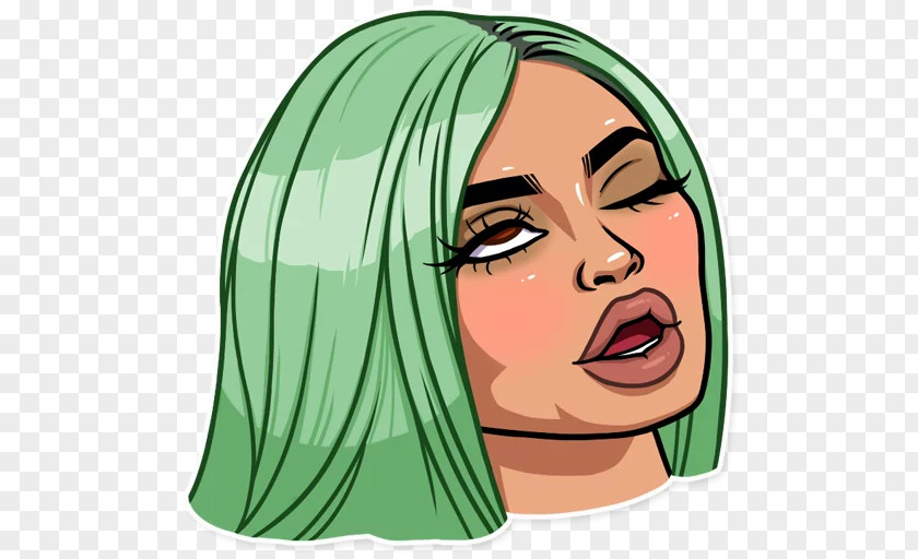 Kardashian Kim Keeping Up With The Kardashians Sticker Telegram Eye PNG