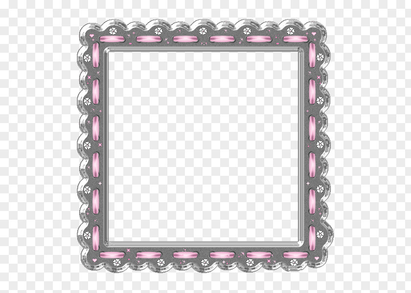 Purple Frame Picture Pattern PNG
