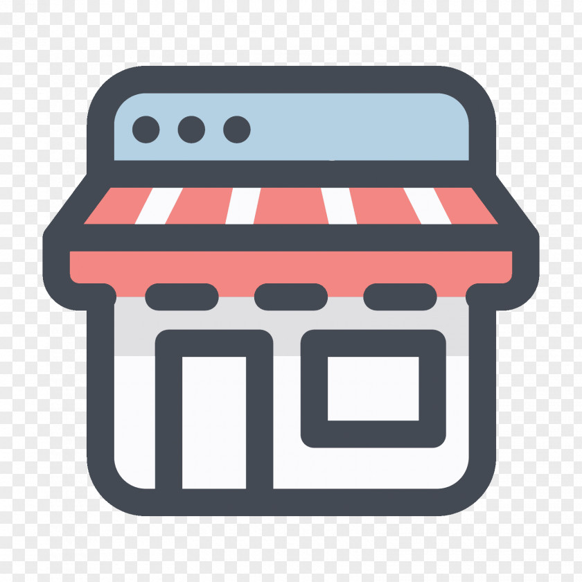 Store Icon Online Shopping E-commerce Retail PNG
