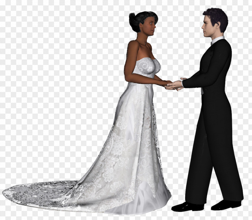 Bride Wedding Dress Invitation Marriage PNG