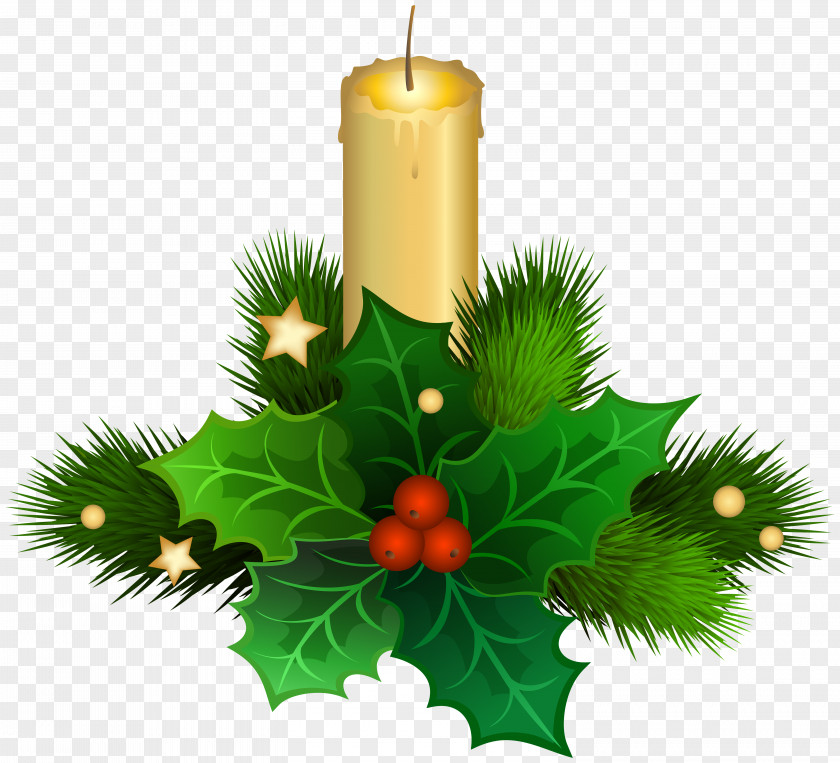 Candles Christmas Decoration Candle Ornament Clip Art PNG