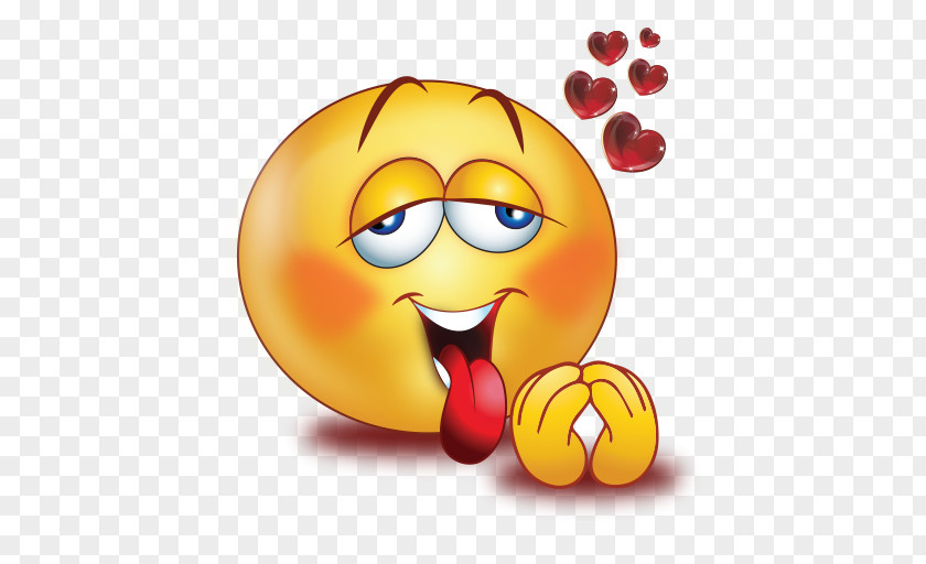 Flying Hearts Emoticon Emoji Smiley PNG