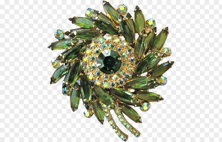 Gemstone Brooch PNG