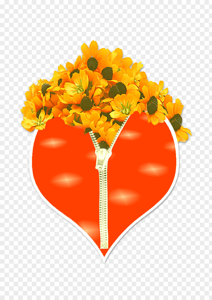 Perennial Plant Lantana Valentines Day Heart PNG